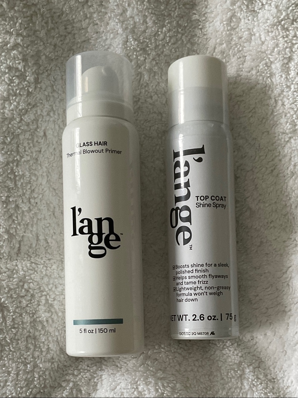 L'ange Hair Thermal Blowout Primer & Shine Spray Duo